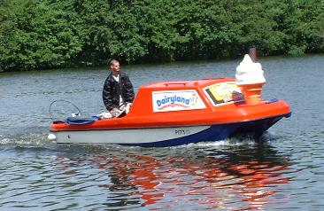 Ice cream boat
