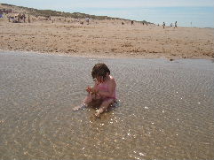 Zoe on La Terriere Beach