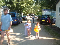 going to the pool
