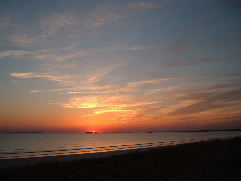 Sunset at the beach